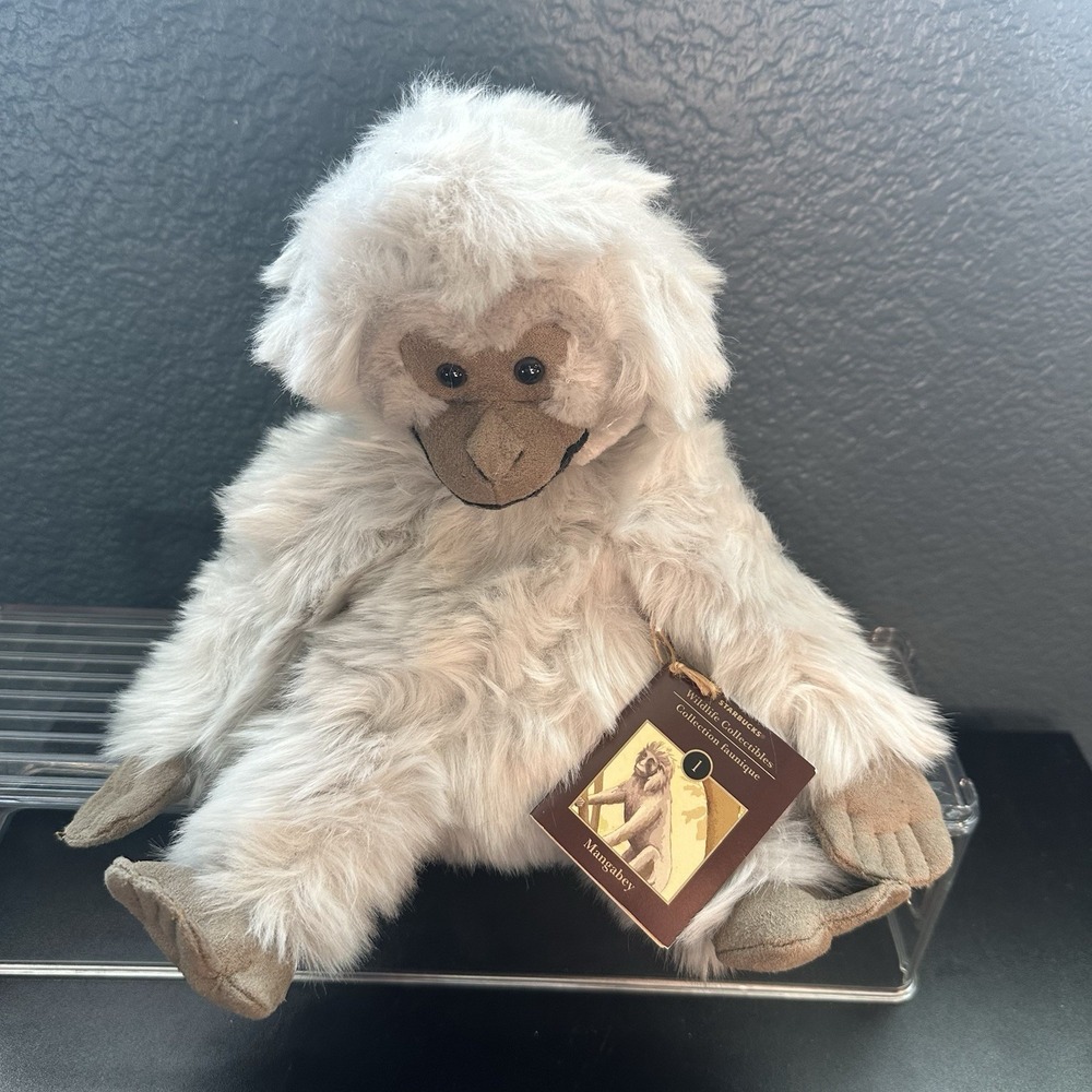 Starbucks Wildlife Collectibles 1st Edition Mangabey Monkey Plush Stuffed Animal